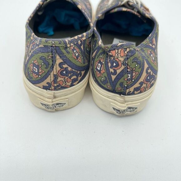 Vans Unisex Olive Night Geometric Paisley Women’s 7.5 Men’s 6 Flat Lace Up - Picture 3 of 8